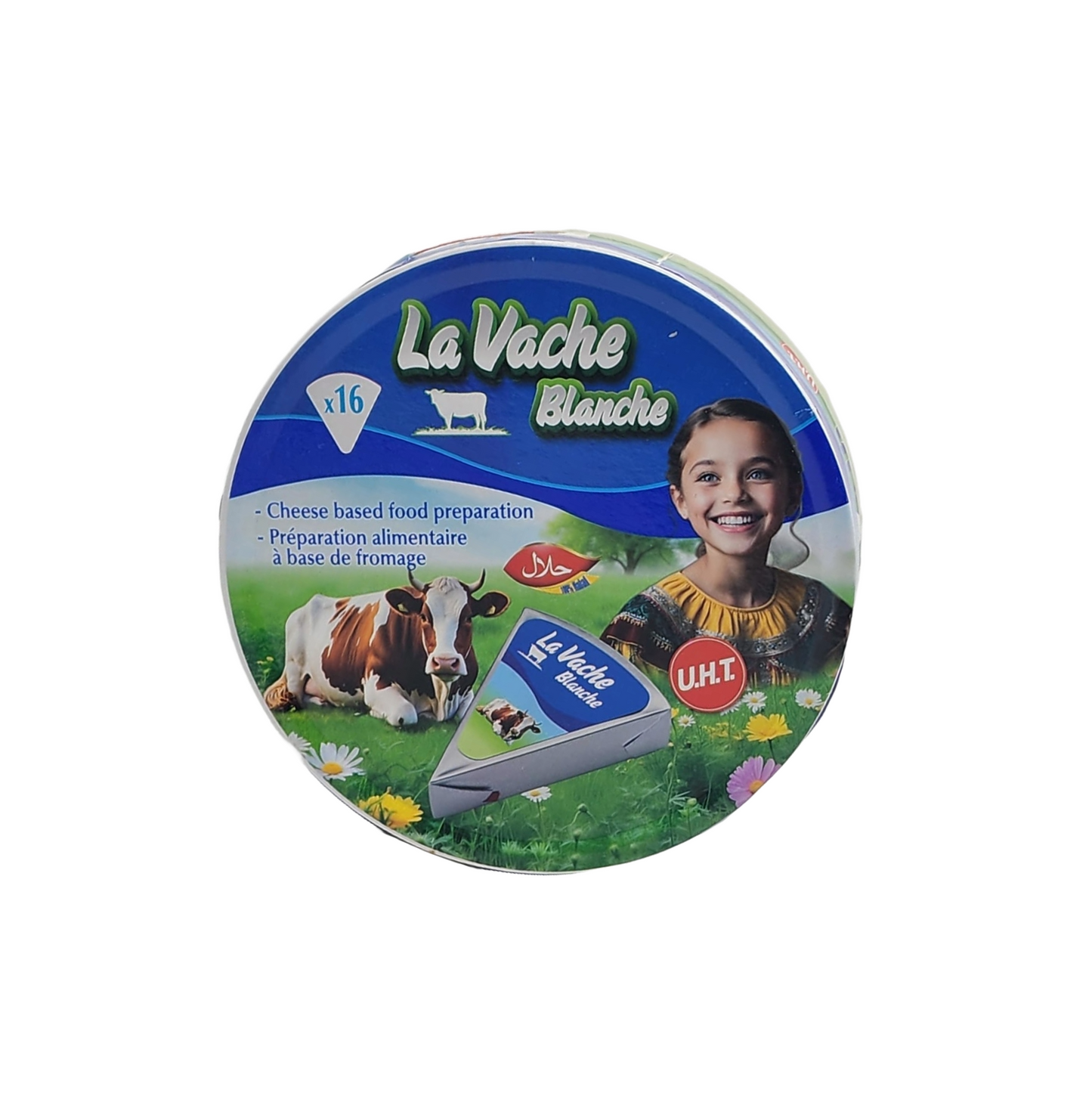 La Vache Blanche Spreadable Cheese (16x Portions)