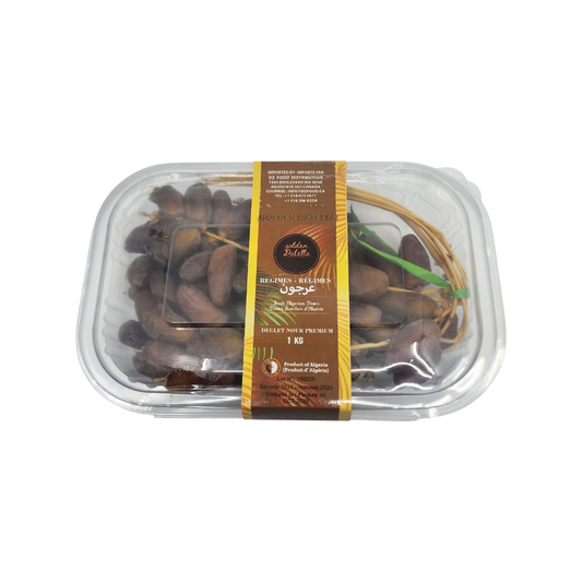 Algerian Deglet Nour Branched Dates (Arjoun) 1kg