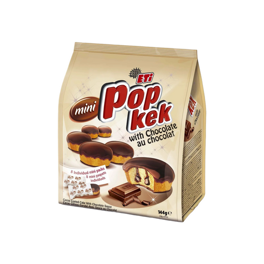 ETI Mini Popkek Chocolate Bag 144g