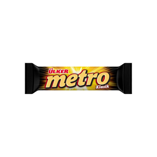 Ulker Metro Nougat Caramel Chocolate Bar 36g